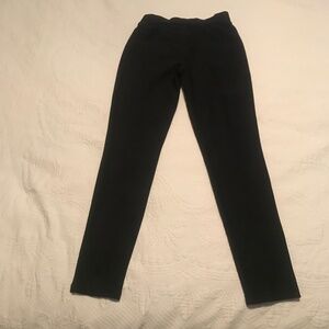Blue Rain Skinny Velvet Pants